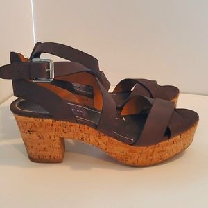 Ralph Lauren Collection Heida Platform Sandals 8